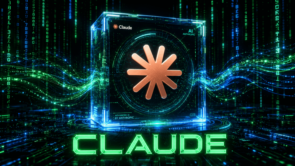 Claude AI beginner guide 2026 featuring futuristic digital Claude interface